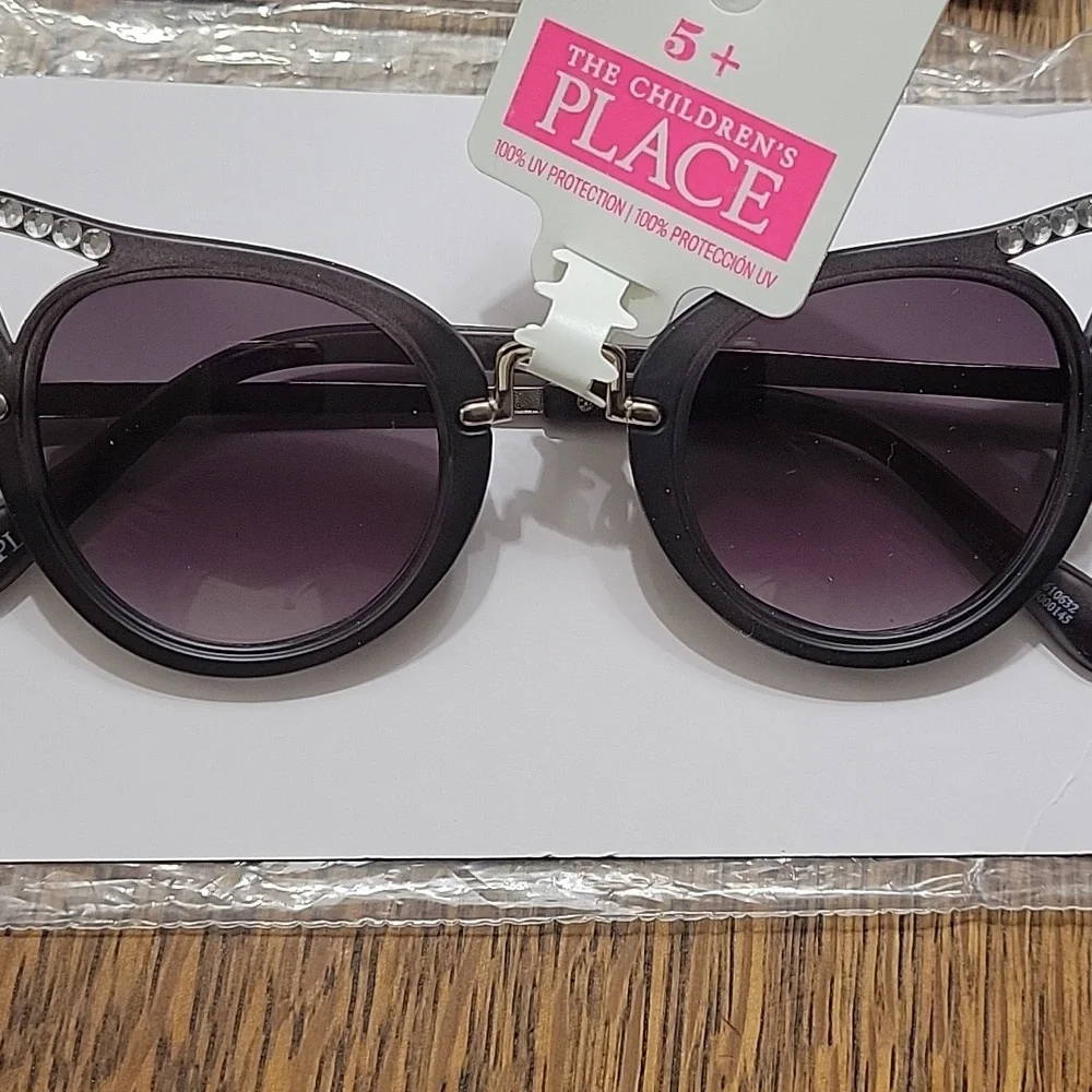 THE CHILDRENS PLACE CAT EMBELLISHED SUNGLASSES KIDS NWT